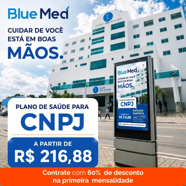 Tabela de preços promocionais do plano de saúde Blue Med Saúde: a partir de R$ 216,00